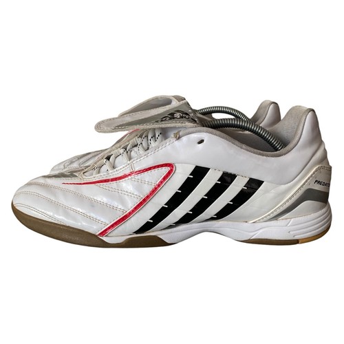 Scarpe da calcio Adidas Predator Powerswerve indoor 2007 bianche 915166 UK 8 EU 42
