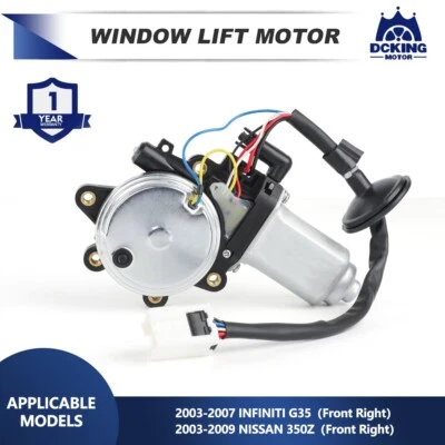 Window Motor For 03-07 Infiniti G35 And 03-09 Nissan 350Z Front Right Passenger - Image 1 of 4
