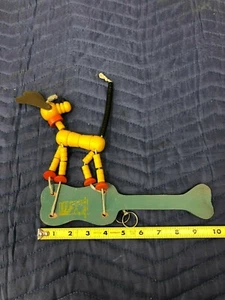 WALT DISNEY FISHER PRICE PLUTO WOODEN PADDLE MARIONETTE PUPPET - Picture 1 of 7