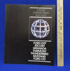 Vintage 1982 Ford Models Car Dealer Sales Brochure Information Booklet    - Picture 1 of 2