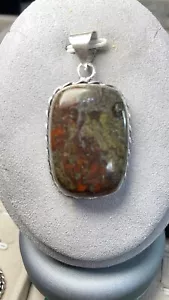 119 ❤️ Collana con ciondolo pietre preziose sangue di drago gioielli - Foto 1 di 3