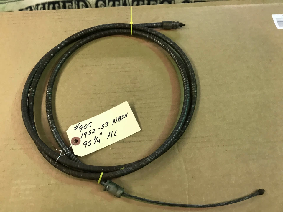 1952 53 Nash Hand Lever Parking Brake Cable NEW Foto 1 de 1