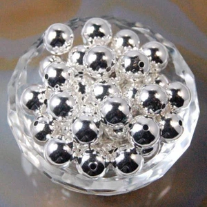 Wholesale Smooth Round Metal Copper Spacer Beads 2.4mm 3mm 4mm 5mm 6mm 8mm 10mm - Picture 1 of 10