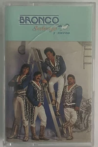 BRONCO - SALVAJE Y TIERNO - 1991 MEXICAN TAPE LONG INLAY, NORTEÑO - Picture 1 of 5