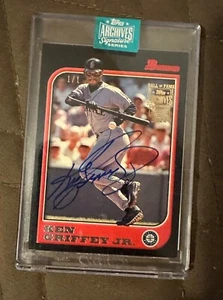Archivos Topps Ken Griffey Jr. Mariners 2024 automático 1/1 sellado - Imagen 1 de 1