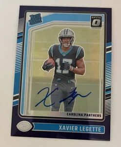 2024 Panini Donruss Optic - Rated Rookie Xavier Legette OnCard Auto Purple /35 - Picture 1 of 2