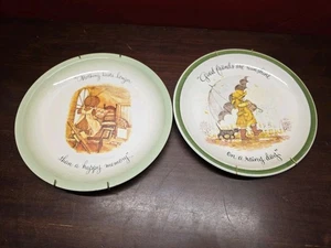 2 vintage Holly Hobbie collector's plates from 1972 Made In USA  - Picture 1 of 5