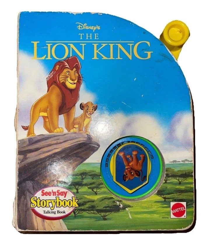Libro parlante de cuentos See 'n Say 1994 Mattel Lion King Foto 1 de 4