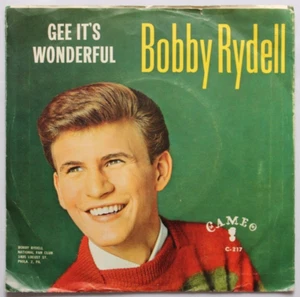 BOBBY RYDELL GEE IT'S WONDERFUL / I'LL NEVER DANCE AGAIN 45 7" SINGLE & PS - Picture 1 of 2