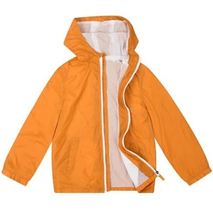 Kid Boys Rain Jackets Lightweight Water-resistant Windbreaker Breathable Hood - Picture 1 of 6