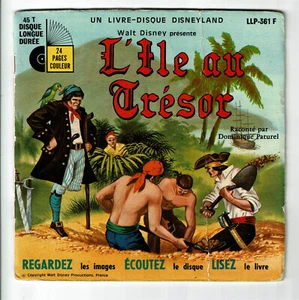 L'ILE AU TRESOR POCHETTE Livre Vide de 45 D. PATUREL Walt Disney DISNEYLAND 361 - Picture 1 of 9