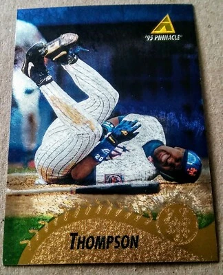 RARE 1995 PINNACLE MUSEUM COLLECTION INSERT CARD #57 RYAN THOMPSON METS /6500 - Image 1 of 2