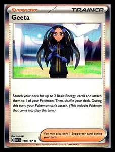 Pokemon #188/197 Geeta - Picture 1 of 2