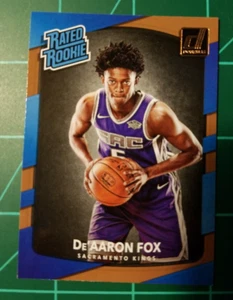 2017-18 Donruss De'Aaron Novato clasificación Fox #196 (1 disponible) - Imagen 1 de 8