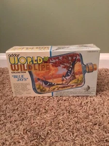 Vintage 1975 Addar World Wildlife Collection Bird Model Kit Blue Jays Rare - Picture 1 of 6