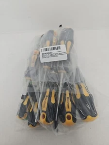 Magnetic Screwdrivers Set 5 Phillips and 5 Slotted Tips 10-Piece - Picture 1 of 3