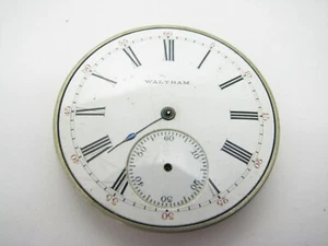 American Waltham Royal Partial Pocket Watch 12s Movement & Dial Model 1894 - Picture 1 of 7