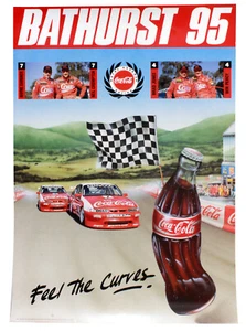 Wayne Gardner & Neil Crompton 1995 Bathurst Poster Holden Commodore VR - Picture 1 of 1