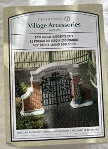 Department 56 Zoological Gardens Garden’s Gate Village Accessories 6011451 New - Picture 1 of 4