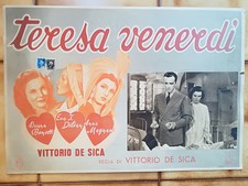 TERESA VENERDÌ VITTORIO DE SICA ANNA MAGNANI FOTOBUSTA ORIGINALE