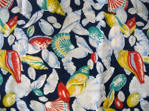 Sea Shell Fabric Wamsutta 32 inches by 44 inches wide - Picture 1 of 7