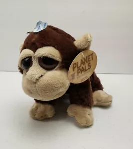 Adventure Planet Pals Monkey Stuffed Animal New - Picture 1 of 8