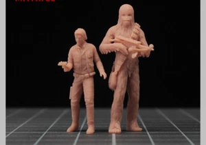 Mini muñeca modelo juguete regalo escala 1/43 y figura masculina sin pintar - Imagen 1 de 5