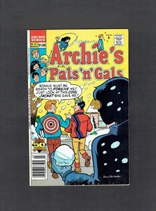 Archie's Pals 'n' Gals #221 Archie Series 1990 FN/VF Bullseye Jacket & Newsstand - Picture 1 of 2