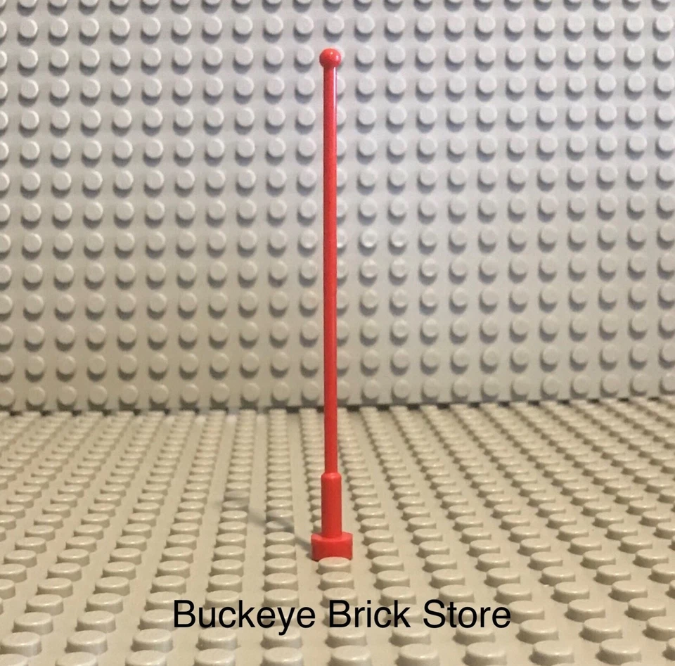 LEGO One ROJO Clásico 8 Alto Látigo Antena Espacio Foto 1 de 1