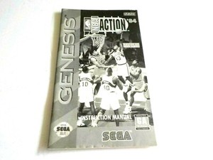 Sega Genesis NBA Action Instruction Manual Only  