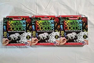 SCRATCH AND COLOR ARTWORK KITS NIB - Picture 1 of 3