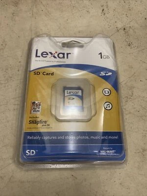 Lexar 1gb SD Card  - Image 1 of 2