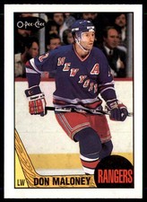 1987-88 O-Pee-Chee Don Maloney New York Rangers #49