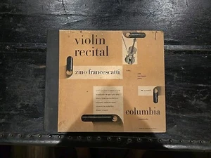 Zino Francescatti Violin Recital, 1947, Record Set of 3 M-660 Columbia,UNTESTED - Picture 1 of 6