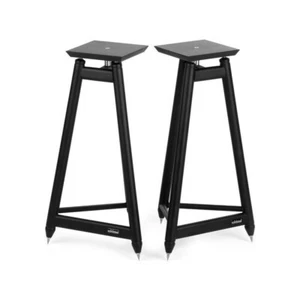 Solidsteel SS6 Black Speaker Stands - High Performance - Picture 1 of 2