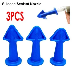 3Pcs/Set Rubber Silicone Sealant Nozzle for Kitchen Bathroom Window - Picture 1 of 12