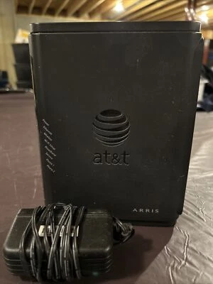 ARRIS NVG510 DSL WIRELESS MODEM ROUTER With ADAPTER - Image 1 of 4