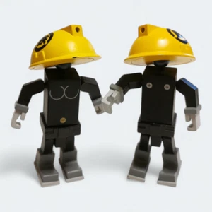 Brothers Worker AH GUM & AH AUN 3.5" Figure Lot of 2 Designer Toy Kenny Works - Picture 1 of 6