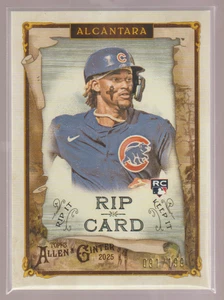 2025 Topps Allen & Ginter KEVIN ALCANTARA RC Rip Card /199 Unripped RIP-39 CUBS - Picture 1 of 1