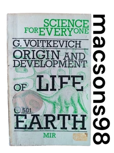 SFE Origin and Development of Life on Earth by G. Voitkevich Mir Publishers 1990 - Picture 1 of 24