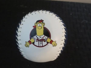 2018 Rawlings Atlanta Braves Blooper Mascot Logo Ball Baseball - Picture 1 of 4