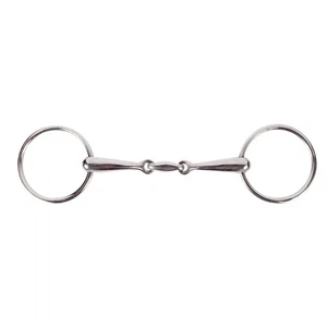 Lozenge Link Loose Ring Snaffle Bit - 16mm Width - 4 1/2 - Picture 1 of 3