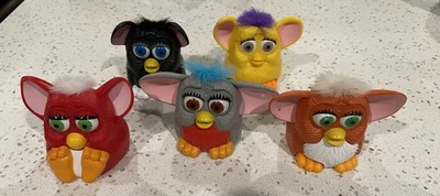 Furby Figurines McDonald’s Happy Meal Toys 1998 Lot of 5 Vintage Collectible - Image 1 of 2