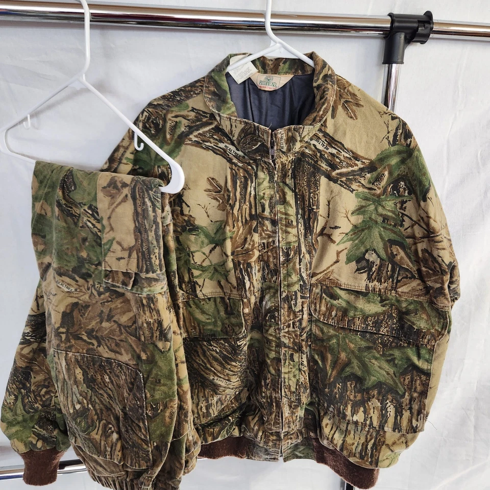 RedHead Camo Gore Windstopper Jacket 2XL Regular + Pants XL Regular USA Made - Image 1 of 4