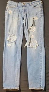 OLD NAVY Rockstar Super Skinny Mid Rise Blue Denim Jeans Women's Size 6 Preowned - Picture 1 of 8