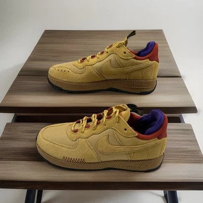 Nike Air Force 1 Wild “Wheat Gold” FB2348 700 LIMITED Color New Women’s Size 9.5 - Image 1 of 4