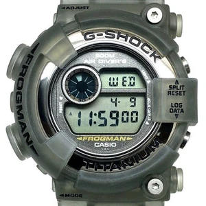 CASIO G-SHOCK DW-8200MS-8T Frogman Smoke Gray Titanium Dive Watch 1998 Japan - Picture 1 of 10