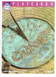 Yamaha Playcard System Easy Classics #11 Set 6 Vintage Notenkarten 1982 - Bild 1 von 13