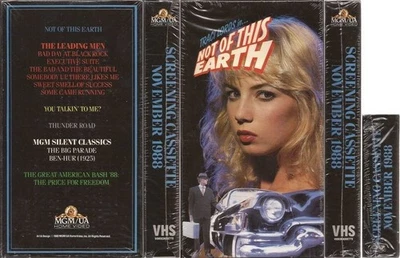 Not of This Earth (VHS 1988) Very Rare Screener. Traci Lords. Vampire. Rarity:C6 - Image 1 of 4