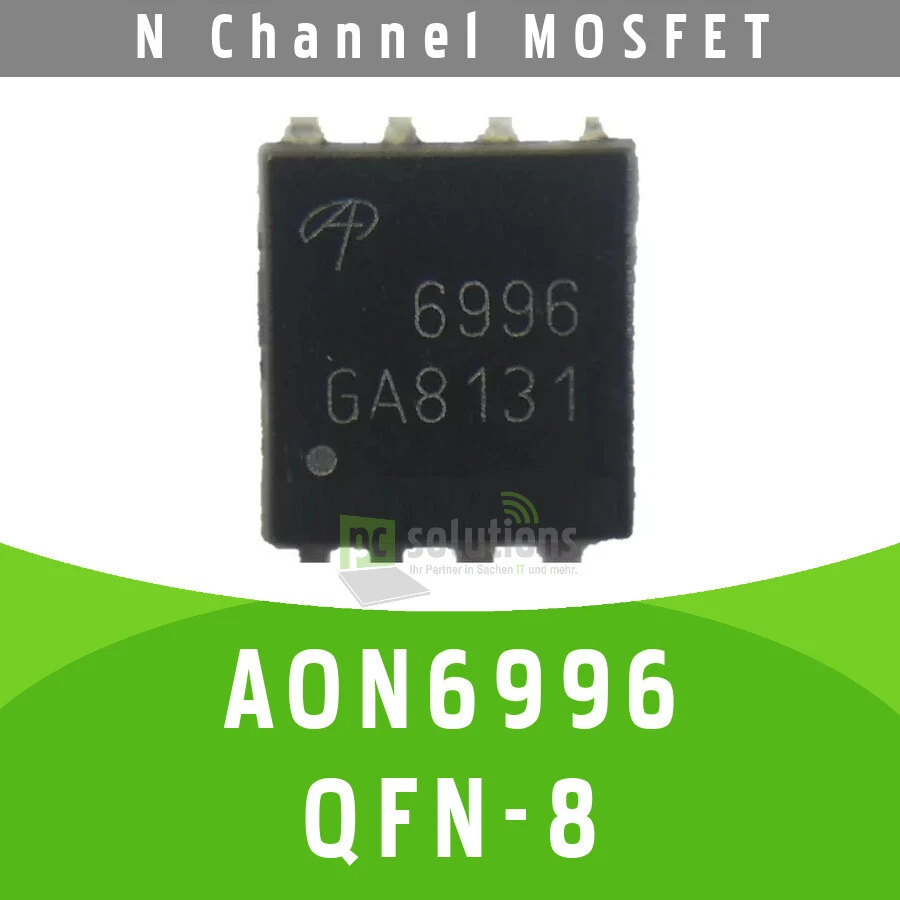 ✅ AON6996 AO6996 N-Channel MOSFET 30V DFN 5x6 - Bild 1 von 1